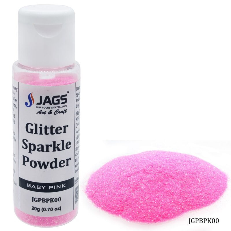 Glitter Powder Baby Pink 20gm JGPBPK00(JG)