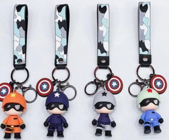 Super Hero Key Chain Kids 668 (NV)