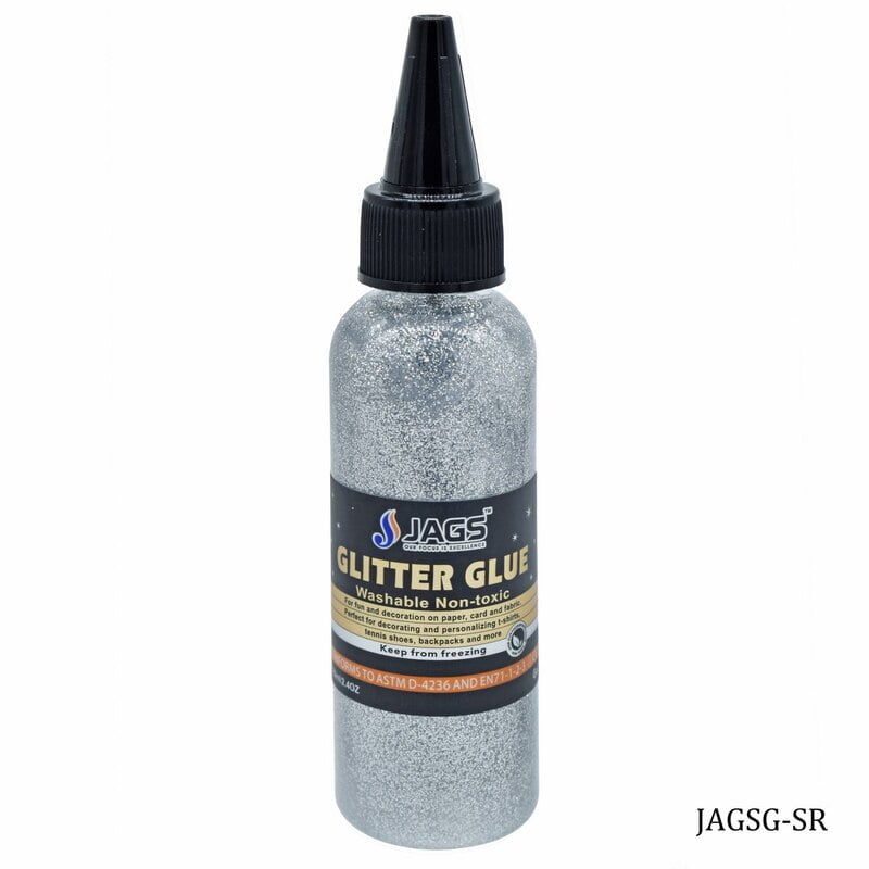 Glitter Glue Art Shaker Silver 70ml JAGSG-SR (JG)