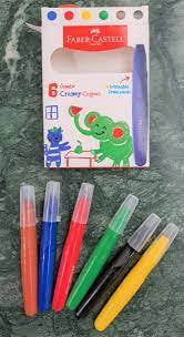 Faber Castell Jumbo Creamy Crayons Set of 6 (224008)