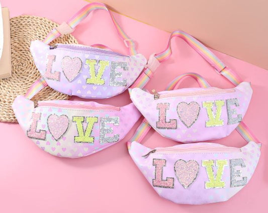 Glitter Love Waist Bag GBT-2738 (NV)
