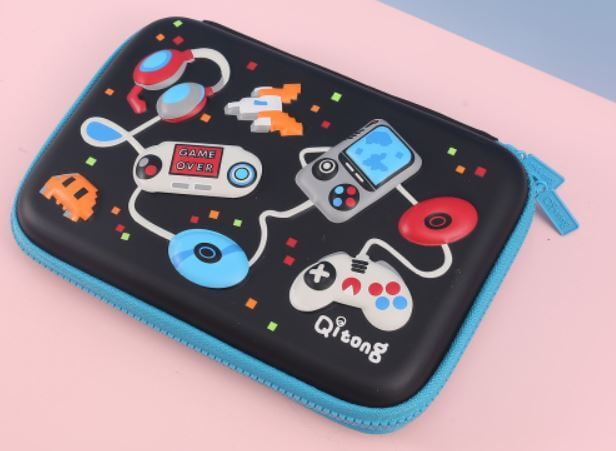 Qitong Game Rectangular Pencil Box Kids 5653 (NV)