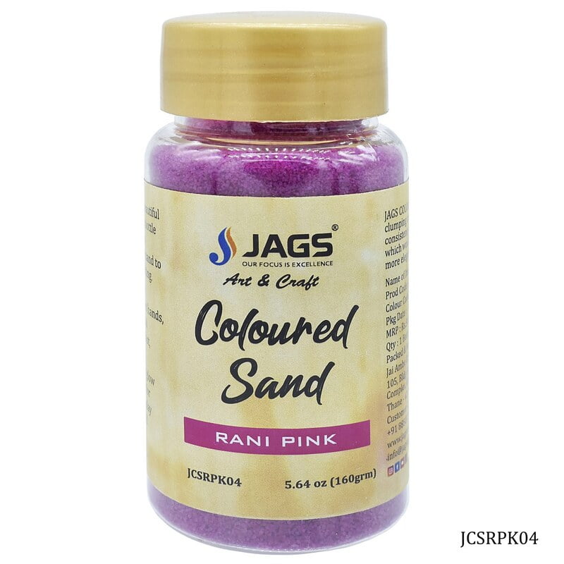Coloured Sand 160Gms Rani Pink No JCSRPK04(JG