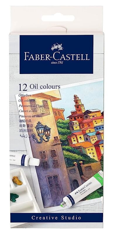 Faber Castell Oil Colours Tube 9ML Pack of 12