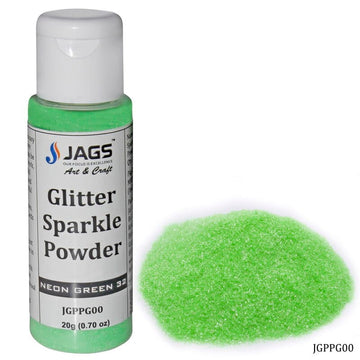 Glitter Powder Neon Green 32 20gm JGPPG00(JG)