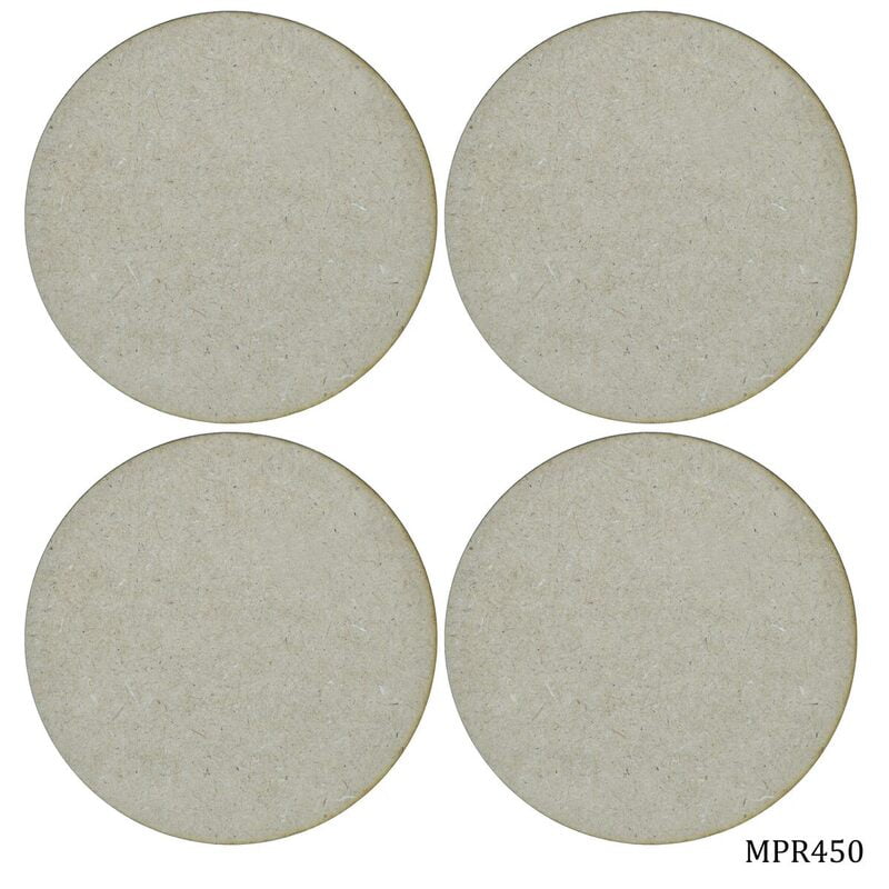 MDF Plate Round 4.50X4.5 4MM MPR450(JG)