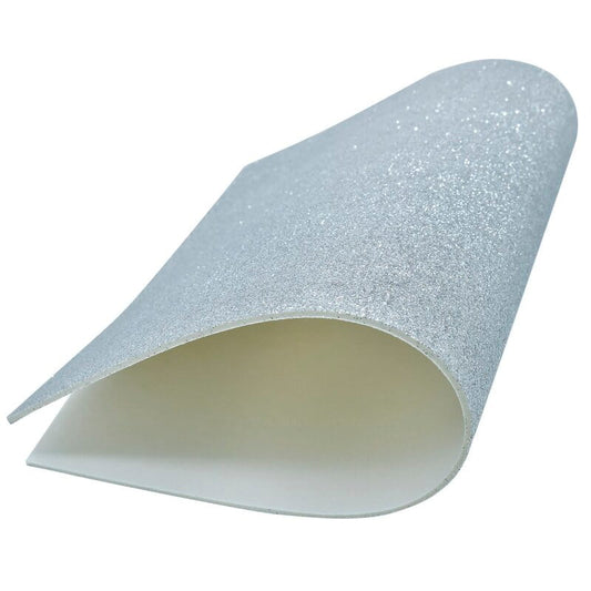 A4 Glitter Foam Sheet With Sticker Silver 26164SR(JG)