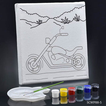 Stretched Canvas With Print Bike 8x8 SCWP88-5 (JG)