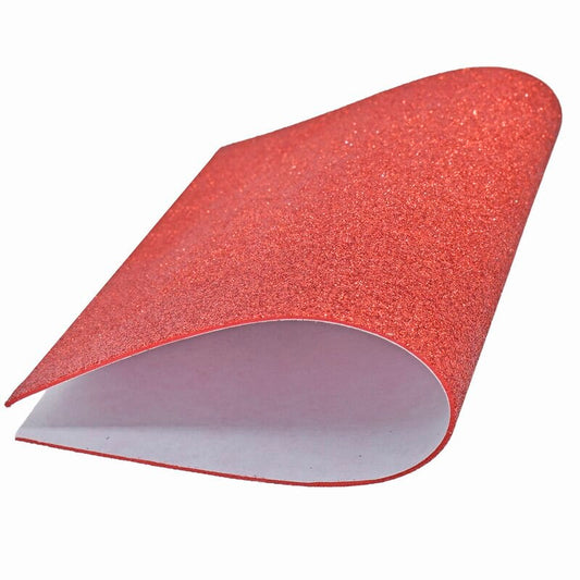 A4 Glitter Foam Sheet With Sticker Red 26164RD(JG)