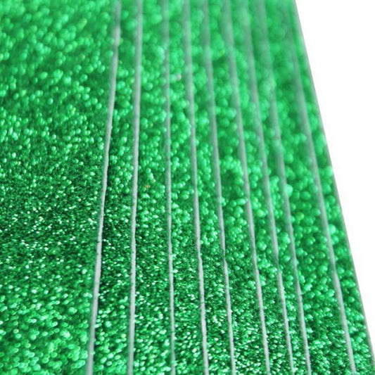 A4 Glitter Foam Sheet With Sticker Green 26164GN(JG)