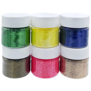 Glitter Powder Set of 6 Pcs 60Gm JGP6PS-B (JG)