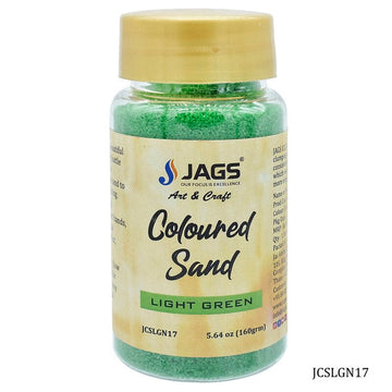 Coloured Sand 160 Gms LightGreen no17 JCSLGN17(JG)