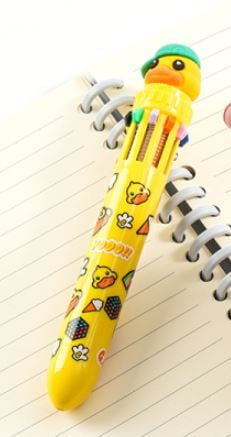 G Duck Ballpoint 10 Color Pen Kids 7310 (NV)