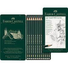 Faber Castell Castell 9000 Art Set Tin of 12 (119065)