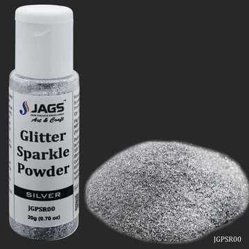 Glitter Powder Silver 20gm JGPSR00(JG)