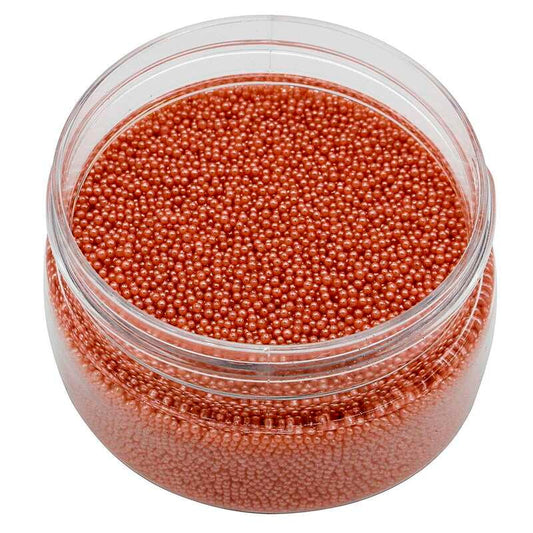 Micro Mini Pearl Beads 45 gm Orange P MBA606OE (JG)