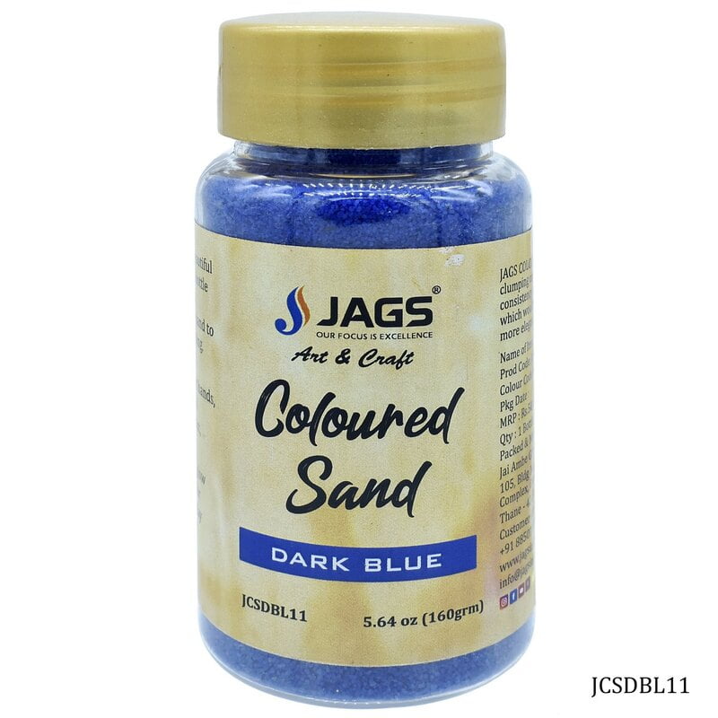Coloured Sand 160 Gms Dark Blue No 11 JCSDBL11(JG)
