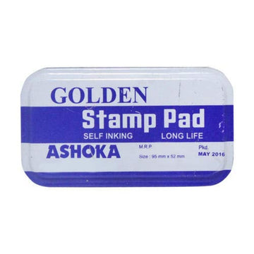 Golden Stamp Pad Medium Blue