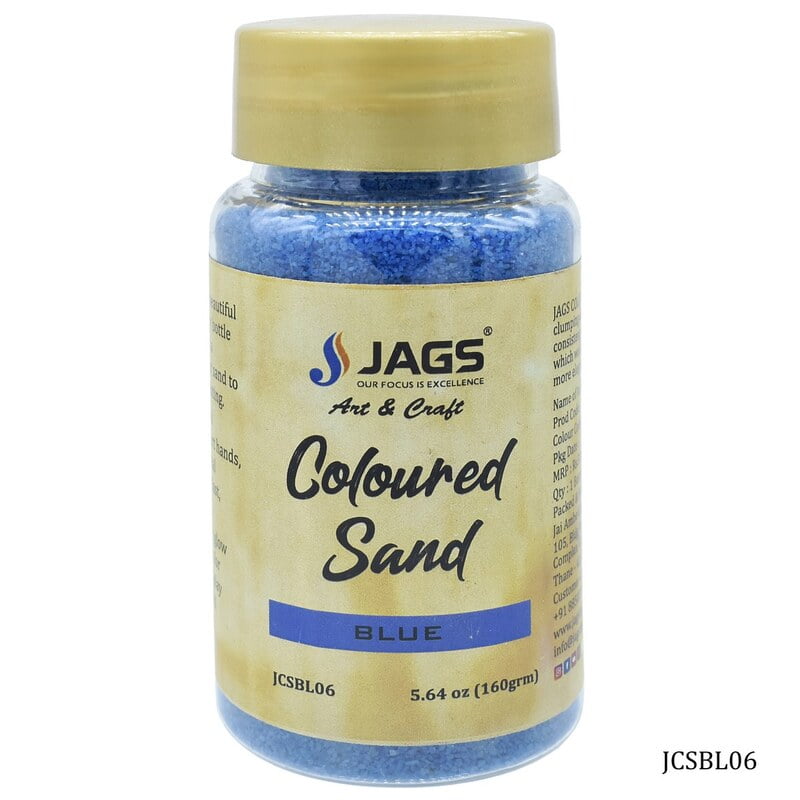 Coloured Sand 160 Gms Blue No 6 JCSBL06 (JG)