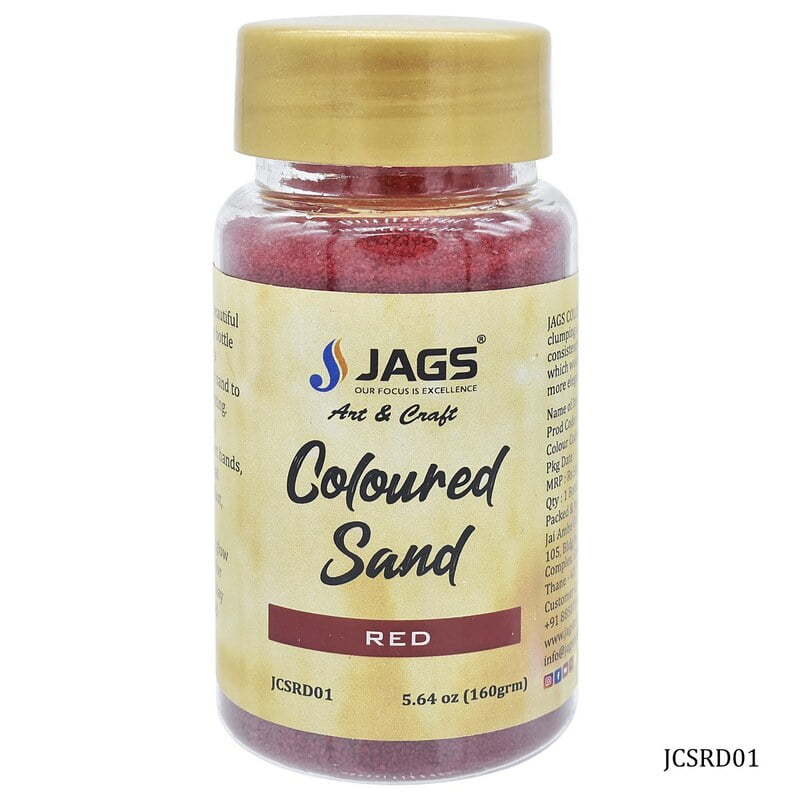 Coloured Sand 160 Gms Red No 1 JCSRD01(JG)