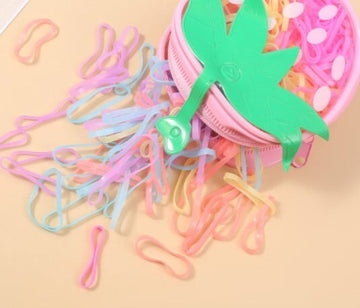 Plastic Colourful Rubber Band Pouch For Girls 1714 (NV)