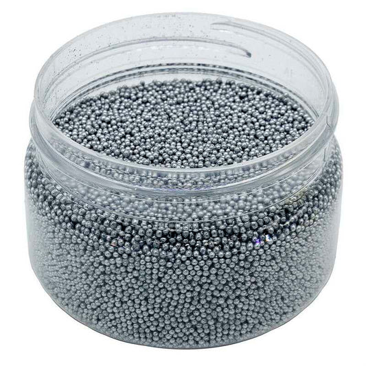 Micro Mini Pearl Beads 45 gm Silver MBA603SR (JG)