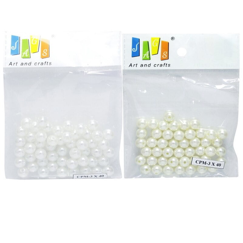 Craft Pearl Moti 10mm 25gm (JG)