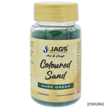 Coloured Sand 160 Gms Dark Green No 2 JCSDGN02(JG)