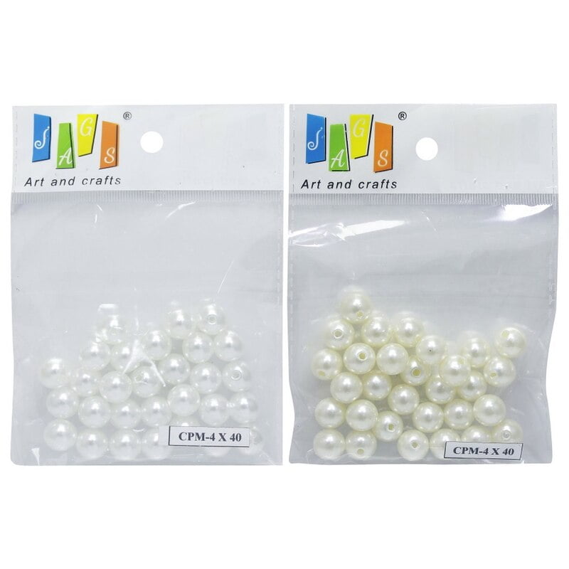 Craft Pearl Moti 12mm 25gm CPM-4 (JG)