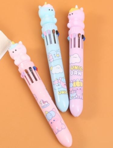 Unicorn 10 color Pen Kids 7113 (NV)