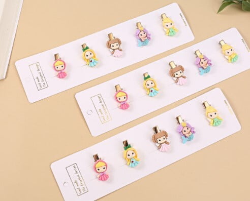 Gibo Hair Clip for Girls pk/5-1729 (NV)