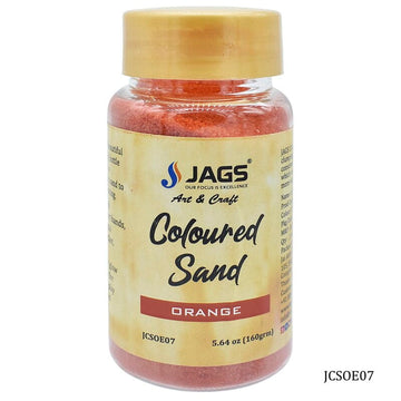 Coloured Sand 160 Gms Orange no 7 JCSOE07 (JG)