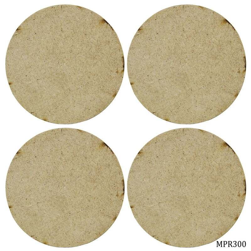 MDF Plate Round 3X3 4MM MPR300 (JG)