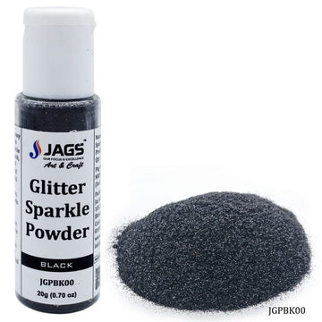 Glitter Powder Black 20gm JGPBK00(JG)