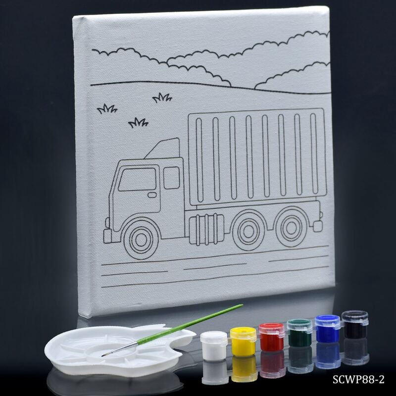 Stretched Canvas With Print M Truck 8x8 SCWP88-2 (JG)
