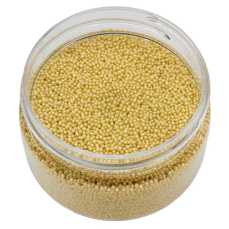 Micro Mini Pearl Beads 45gm Yellow MBA607YW (JG)