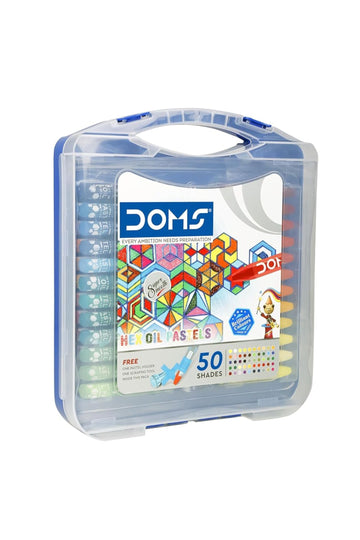 DOMS 50 Shades Oil Pastels | Smooth & Rich Colour Set