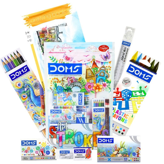 DOMS Art Strokes Kit – Creative Drawing & Colouring Set
