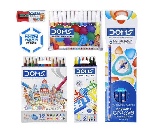 DOMS Champions Kit – Complete School & Stationery Set
