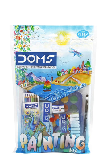 Doms Painting Kit | Perfect Value Pack | Kit for School Essentials | Gifting Range for Kids