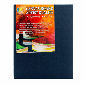 Black Canvas Board 8x10