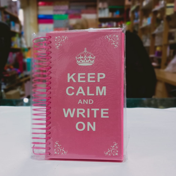 KEEP CALM AND WRITE ON Note Book 604655