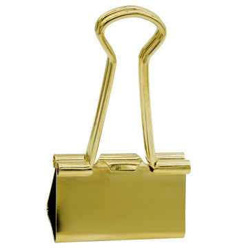 Binder Clips Gold LG 32mm 24Pcs Box BRGG32MM (JG)