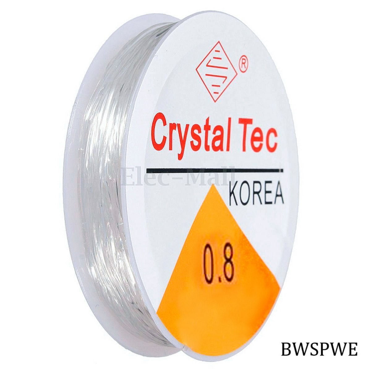 Beading Wire No.1 8M Silicon Plastic White BWSPWE(JG)