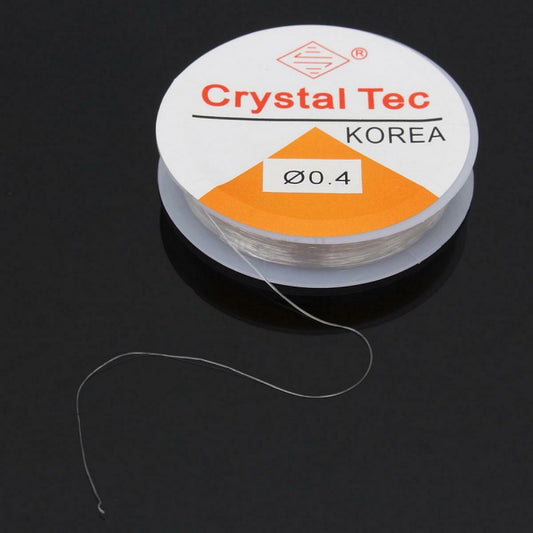 Beading Wire No.1 8M Silicon Plastic White BWSPWE(JG)