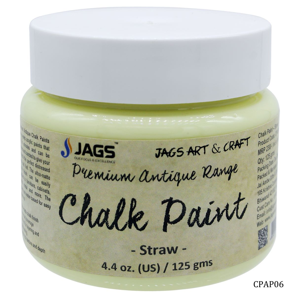 Chalk Paint Antique Premium Straw 125ML CPAP06(JG)