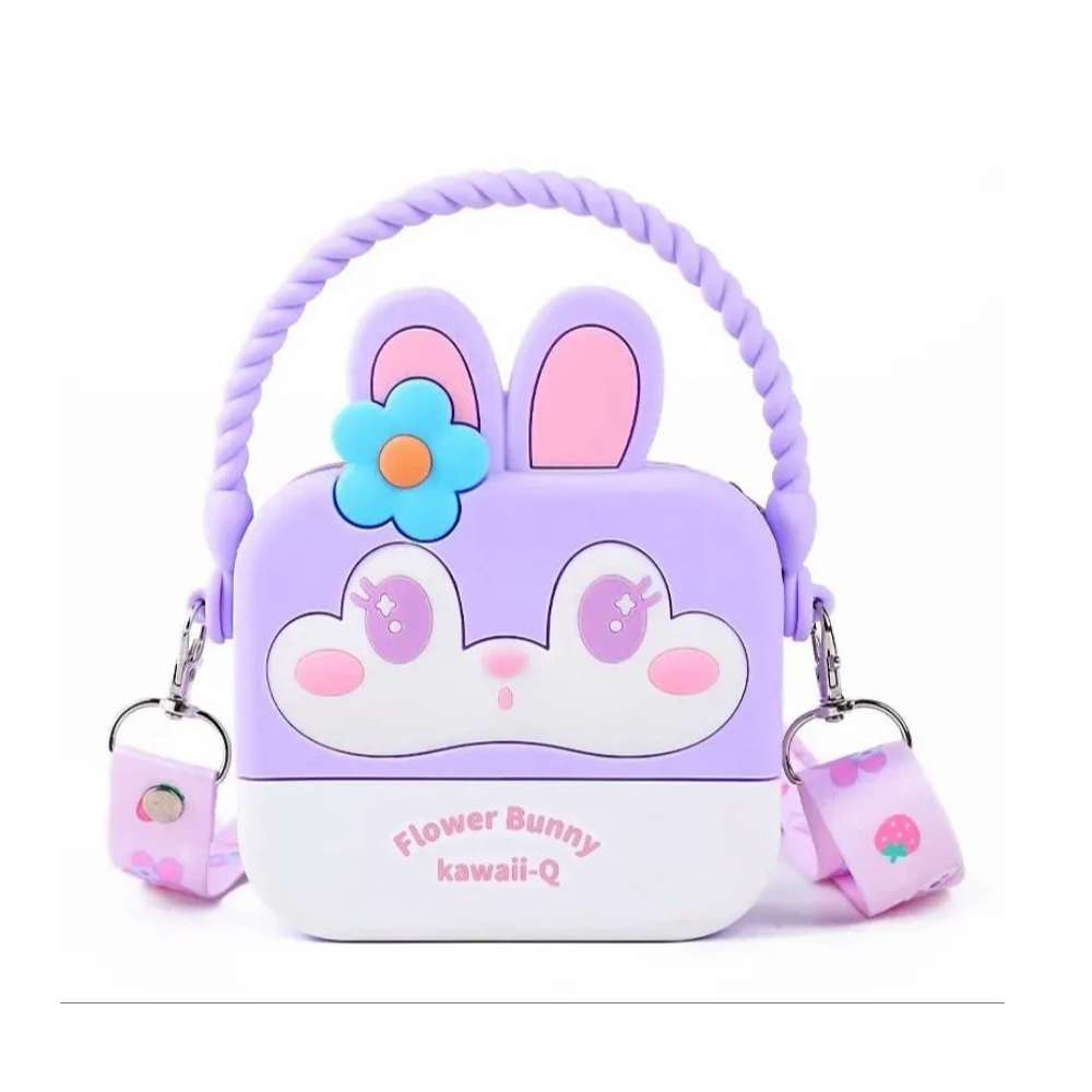 KQ-0200 Strawberry Bear Kawaii Silicone Bag