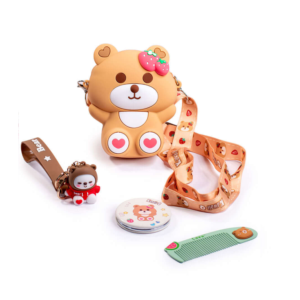 KQ-0140 Lusu Bear Kawaii Bag (BI)