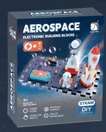 Aerospace Electronic Building Blocks – STEM Learning Construction Toy for Kids