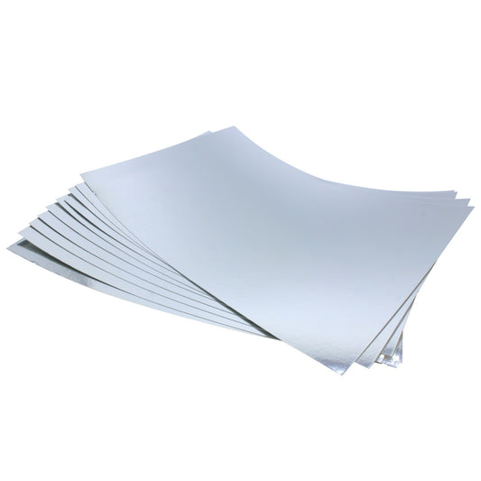 Craft Paper Mirror Silver A4 Pk of 10 MPS11 (JG)